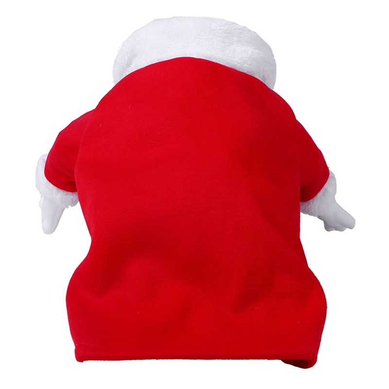 Dog Christmas Costumes Red Color Multifunctional Cute Dog Santa Suit