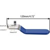2pcs Lever Handle for Ball Valve Total Length 120mm,Hole Size