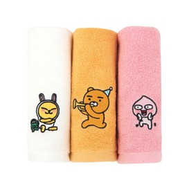 Kakao Friends hand towel [embroidery 50g], SM0235-Ryan mustard / 카카오프렌즈 핸드타월 [자수 50g], SM0235-라이언머스터드
