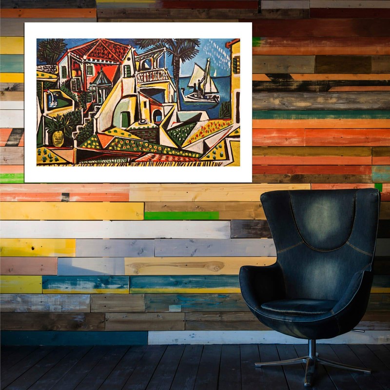 Spiffing Prints Pablo Picasso - Mediterranean Landscape - Large -