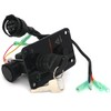 QuickMarine 704 82570 Single Engine Key Switch Panel Assembly for