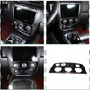 PIUGILH Center Console Panel Trim Stainless Steel Interior Decoration Accessories