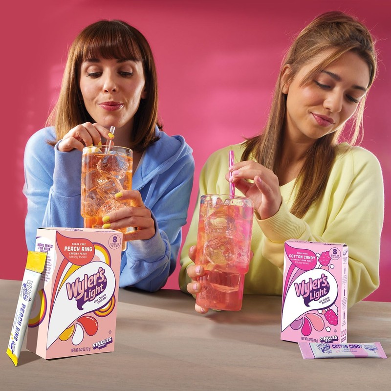 Wyler's Light Cotton Candy Flavor - Pack of 3-6 Per