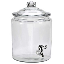 Anchor Hocking Heritage Hill Glass Drink Dispenser, 2 Gallon