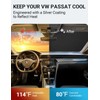 Proadsy - Parasol plegable para parabrisas delantero 2024, ajuste personalizado