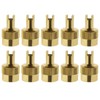 ECSiNG 10PCS Tyre Valve Caps with Valve Core Remover Design