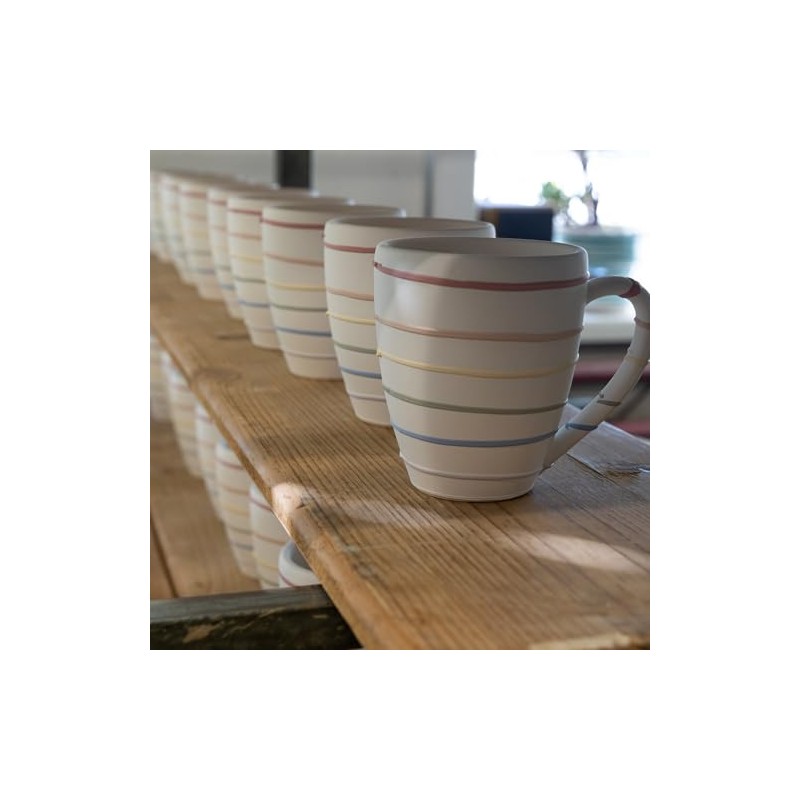 GMUNDNER KERAMIK Breakfast Cup Max Capacity: 0.3 Litres Rainbow Tableware