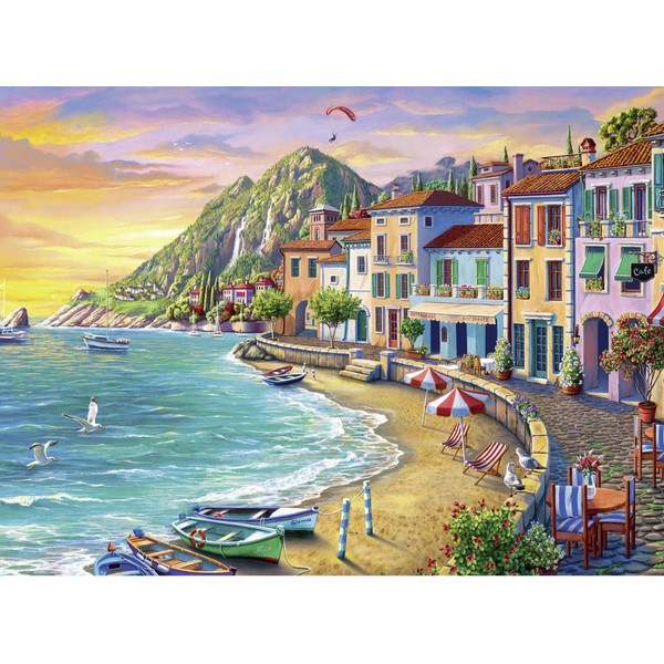 Ravensburger Romantic Sunset 19940 750 Piece Large Pieces Jigsaw Puzzle for Adults, Every Piece is Unique, Softclick Technology Means Pieces Fit Together Perfectly, Multi, 31.5"" x 23.5"""