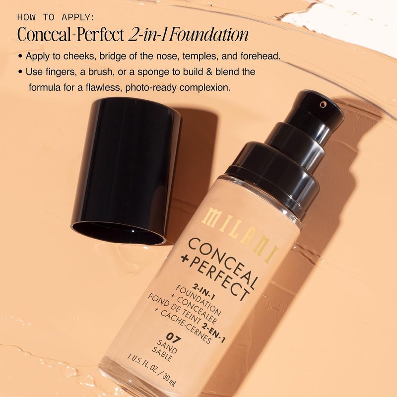 Milani Conceal + Perfect 2-en-1 Base y Corrector - Creamy