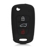 kwmobile Car Key Case Compatible with Hyundai 3-Button Folding Car