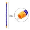 TOPPROS Pack of 10 Round Nozzle 3/8 PT Plastic Flexible