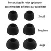 NANLANFAN Replacement Silicone Ear Tips for JBL Endurance Peak 3