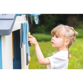 Smoby - 810916 Weather Set for Children - Accessories for Smoby Playhouse - Wind Chime, Weathervane, Rain Gauge - From 2 Years