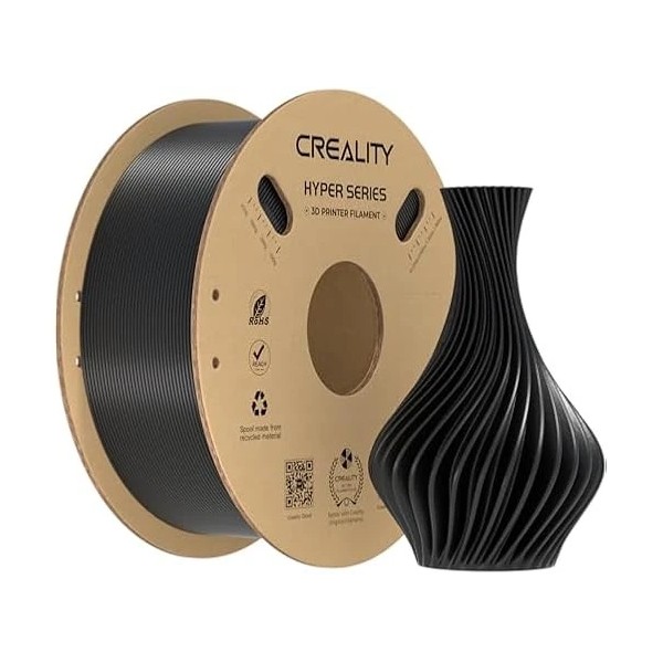 Creality Black PLA 3D Printer Filament Hyper - Black 1KG