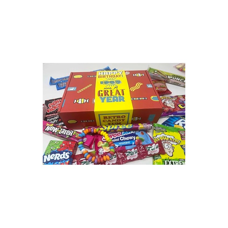 RETRO CANDY YUM ~ 1985 40th Birthday Nostalgic Candy Gift