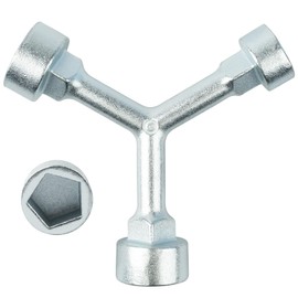 Fospectra MKH10820 Meter Box Key Wrench Set (1.2"/1.5"/1.5") for Water Meter Boxes, Valve Shut-Off, and Electric Meters - Heavy Duty Steel Construction