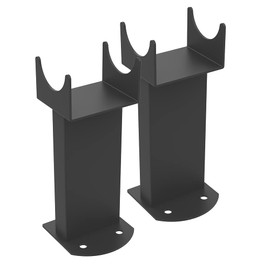 NRG Black Floor Mounting Radiator Leg Kit for Flat Panel Radiators