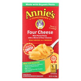 Annie's Homegrown Macaroni & Cheese; Four Cheese - (Case of 12 - 5.5 oz)