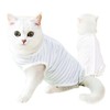 PetGround Cat Postoperative Clothes, Female and Male, Easy to Put