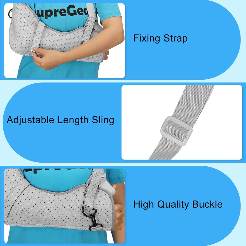 supregear Arm Sling Shoulder Immobilizer, Comfortable Medical Rotator Cuff Support