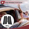 TUCKBOLD 6 Pcs Front Rear Left Right Car Door Pillar