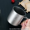 TOMSHOO Ultralight Titanium Cup Outdoor Portable 2PCS Cup Set 350ml