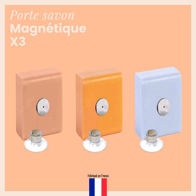Magnetic Soap Dishes with Suction Cup, Magnetic Soap Dishes with