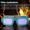 Solar Energy Auto Darkening Welding Glasses Argon Arc Welding Electric