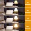 Wonder Solar Cordless Table Lamp, Rechargeabl Outdoor Battery Table Lamp
