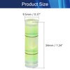 Hegebeck 10Pcs Small Cylindrical Bubble Spirit Level Vials, 9.5×34 mm/