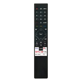 ERF6P64H New Replace Remote Control work for Hisense Smart LCD LED TV 55A85KTUK 55U7KQTUK 55U8KQTU 75U81KQ 75U82KQ 75U86KQ 75U87KQ 75U88KQ 75U89KQ 75U80KQTUK 75U81KQTUK (No Voice function)