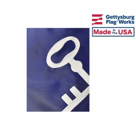 12x18" Quartermaster Boat Flag - Nautical Marine Grade Fully Stitched, Embroidery and Appliqué, Durable All-Weather Nylon with Grommets for Outdoors, Made in USA