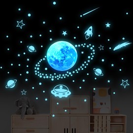 Glow in The Dark Stars,Glow in The Dark Stickers,Glow in Dark Stars for Kids Room,Ceiling,Nursery Decor,Glow in The Dark Stars Ceiling Perfect for Boys & Girls,Realistic Night Sky,Easy to Apply