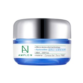 [AMPLE:N] Hyaluron Shot Gel Cream 2.02 fl. oz. (60ml) - Long Lasting Moisture Relief for Extra Dry Skin, Ampoule Drop Fresh Gel Texture Daily Hydrating Cream