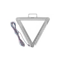Varomorus Stainless Steel Aquatic Weed Grass Razor Cutter Cleaner for Lakes, Ponds & Beaches Portable with Rope (Stainless Steel)