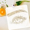 FINGERINSPIRE Pack of 3 Lips Eye Painting Stencils 30 x