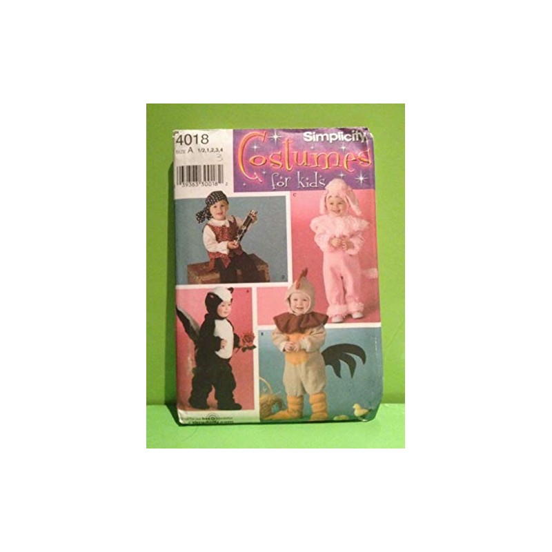 Simplicity Sewing Pattern Costumes for Kids 4018
