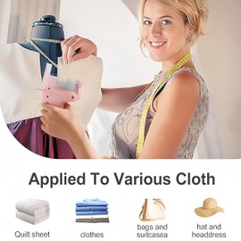 Micro Stitch Gun for Clothes Stitchy Quick Clothing Fixer Mini Sewing Machine Quick Stitch Fine Needle Head Tagging Gun for Clothing (with Store Box 2000 Fasteners)