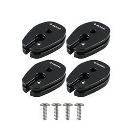 NICECNC Black Front and Rear Blinker Stalk Elimination Kit Adapter Plate Turn signal adapter Compatible with Kawasaki KLR 650 2008-2018 2017 2016 2015 2014 2013