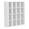 1:12 Dollhouse 16 Grid Display Shelf Miniature Wooden Storage Rack