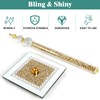 Crystal Paper Towel Holder Countertop, Gold Paper Towel Stand Non