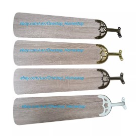 Westinghouse 5 - 52" Dark Reversible Ceiling Fan Blades, Indoor / Outdoor, Replacement, NEW