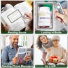 Magnifying Glass Rechargeable 5X with Light,Handheld Magnifying Glass,Close Work Reduce
