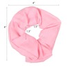 36 Pcs Solid Hair Scrunchies - Light Pink