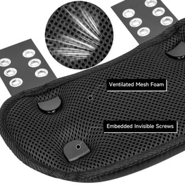 MENOLY Football Backplates for Youth - Professional Youth Football Back Plate for Shoulder Pads Hard Shell Lower Back Protector for High-Impact Protection for Kids