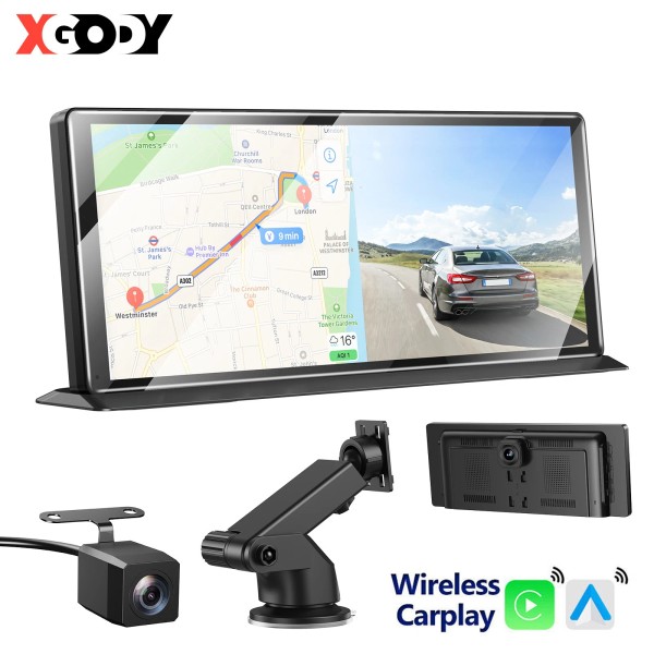 XGODY 11.3" Apple Carplay&Androi