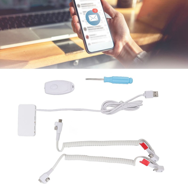Dual Port Security Anti Theft Display Stand Holder with Charging