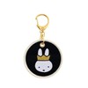 Green Flash GMB-017 Miffy Patch Key Holder, Black, Approx. W