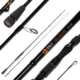 Zeck All Black 2.13 m 20 g – Spinning Rod for Light Spin Fishing for Perch and Trout, Fishing Rod for Bass Fishing, Jig Rod