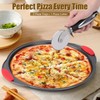 YIDAZLE Non-Stick Pizza Pans (2 PACK), Round Pizza Trays for